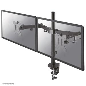 Neomounts FPMA-D550DBLACK 2-voudig Monitor-tafelbeugel 25,4 cm (10) - 81,3 cm (32) Zwenkbaar, Roteerbaar, Kantelbaar Zwart