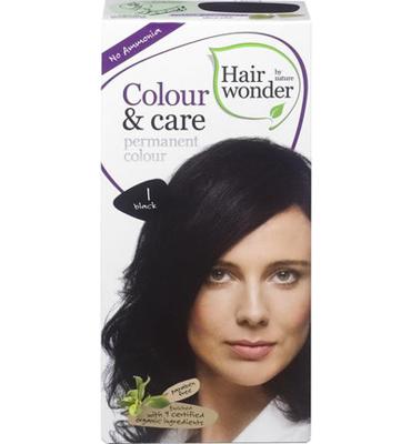 Hairwonder Hairwonder Colour & Care 1 Black (100ml) Hairwonder Hairwonder Colour & Care 1 Black (100ml)