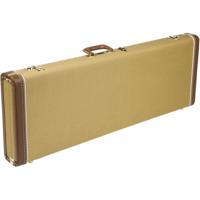 Fender G&G Deluxe Strat/Tele Hardshell Case Tweed Red Poodle Plush koffer voor Stratocaster en Telecaster