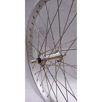 - Voorwiel 20-1.75 alu/sh32 zilver rvs spaak 14