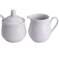 Excellent Houseware suiker en melk dispensers porselein 10 cm