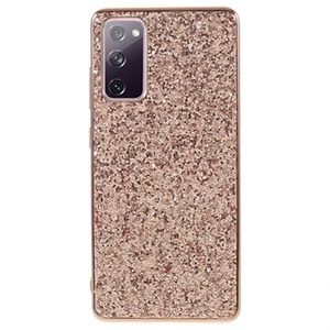 Glitter Series Samsung Galaxy S20 FE Hybrid Case - Rose Gold