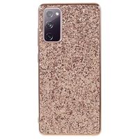 Glitter Series Samsung Galaxy S20 FE Hybrid Case - Rose Gold - thumbnail