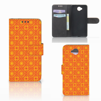 Microsoft Lumia 650 Telefoon Hoesje Batik Oranje