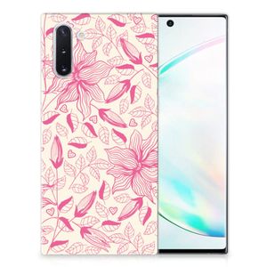 Samsung Galaxy Note 10 TPU Case Pink Flowers