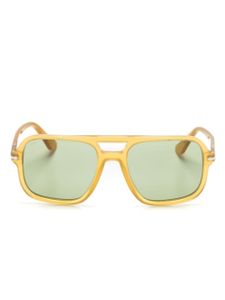 Persol lunettes de soleil à monture translucide - Jaune