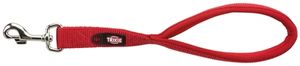 TRIXIE HONDENRIEM PREMIUM KORTHOUDER ROOD 37X2,5 CM