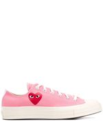 Comme Des Garçons Play x Converse baskets à imprimé cœur - Rose