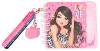 Top Model notitieboek Leo Love meisjes 9,2 cm roze 2 delig