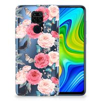 Xiaomi Redmi Note9 TPU Case Butterfly Roses - thumbnail