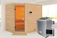 Karibu | Tanami Sauna | Biokachel 9 kW Externe Bediening