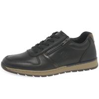 Rieker Emery Heren Trainers, Zwart, 44 EU