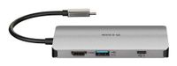 D-Link DUB-M810 laptop dock & poortreplicator Bedraad USB 3.2 Gen 1 (3.1 Gen 1) Type-C Zilver - thumbnail