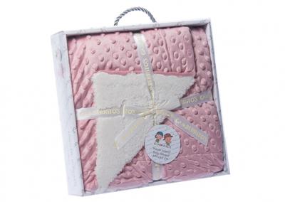 Gamberritos babydeken fleece 80 x 110 cm zalm