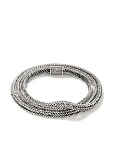 John Hardy bracelet multi-tour en argent sterling