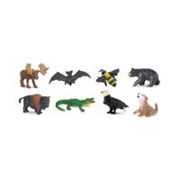 Safari Mini-figuren Good Luck Amerikaanse Dieren 2 Cm 8 Stuks