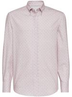 Brunello Cucinelli Katoenen overhemd - Roze