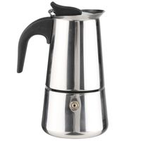 RVS moka/espresso koffiemaker voor 2 kopjes