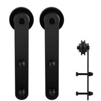 GPF0507.61 schuifdeurhanger set Varsi zwart t.b.v. extra deur