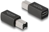 Delock USB 2.0 adapter USB Type-C (TM) female naar type B-stekker