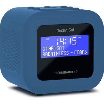TechniSat TECHNIRADIO 40 Klok Digitaal Blauw, Grijs