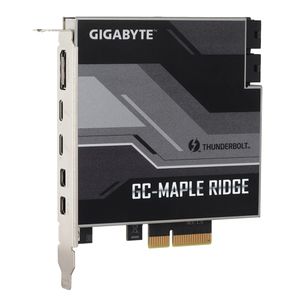 GIGABYTE GC-MAPLE RIDGE interfacekaart/-adapter Intern DisplayPort, Mini DisplayPort, Thunderbolt 4, USB 3.2 Gen 2 (3.1 Gen 2)