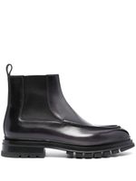 Santoni bottines chelsea en cuir - Gris