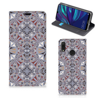 Huawei Y7 hoesje Y7 Pro (2019) Standcase Flower Tiles