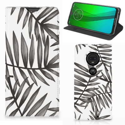 Motorola Moto G7 | G7 Plus Smart Cover Leaves Grey