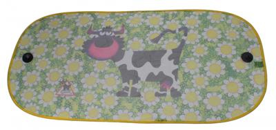 Sumex zonnescherm koe achterruit 50 x 100 cm groen/geel Sumex zonnescherm koe achterruit 50 x 100 cm groen/geel