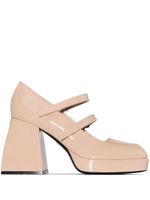 Nodaleto babies Bulla 105 mm en cuir - Tons neutres