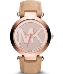 Horlogeband Michael Kors MK2399 Leder Beige 21mm