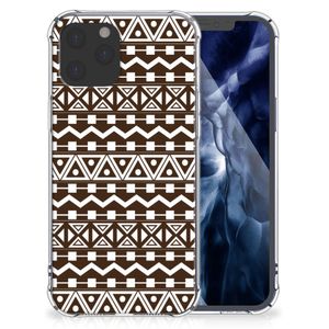 iPhone 12 Pro Max Doorzichtige Silicone Hoesje Aztec Brown