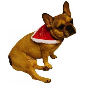 Kerst sjaal halsband rood voor hond of kat One size  -