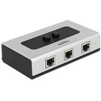 Delock 87673 RJ45 10/100/1000 2-poorts handmatig bidirectioneel GigaBit Lan Netwerk Switch 2x 10/100/1000