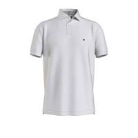 Tommy Hilfiger regular fit polo met biologisch katoen wit