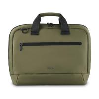 Hama Laptoptas voor laptops van 13,3 inch - 14,1 inch (lichte zakelijke tas als schoudertas of draagtas, notebooktas met organizer-voorvak en binnenvak, waterafstotend, gewatteerd), olijf