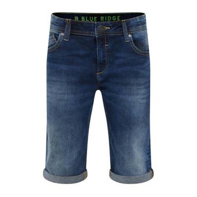 WE Fashion Blue Ridge slim fit denim bermuda blue denim