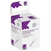 TRU COMPONENTS T1906C152 dubbele draadeinde 0,50 mm² deels geïsoleerd wit 100 st