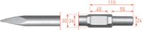 Rotec 6-kant Puntbeitel 400mm 6-kant ø30,0 / ø24x55mm - 2155205