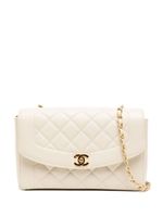 CHANEL Pre-Owned sac porté épaule Diana médium (1997) - Blanc