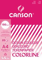 Canson gekleurd tekenpapier Colorline ft 21 x 29,7 cm (A4) - thumbnail