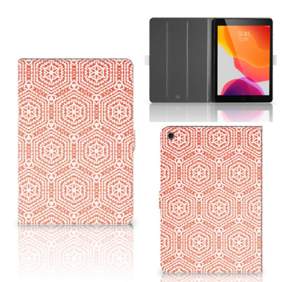 iPad 10.2 2019 | iPad 10.2 2020 | 10.2 2021 Tablet Hoes Pattern Orange iPad 10.2 2019 | iPad 10.2 2020 | 10.2 2021 Tablet Hoes Pattern Orange
