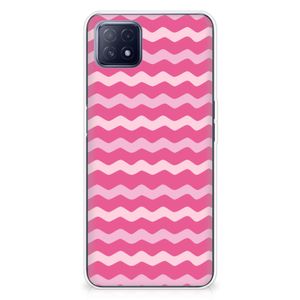 OPPO A53 5G | OPPO A73 5G TPU bumper Waves Pink