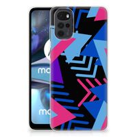 Motorola Moto G22 TPU Hoesje Funky Triangle - thumbnail