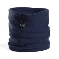 Fleece nekwarmer colsjaal windvanger donkerblauw - thumbnail