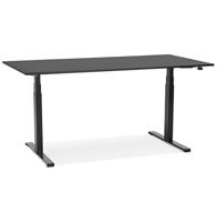 ALTEREGO Elektrisch bureau Design Zwart 140x70x127 cm