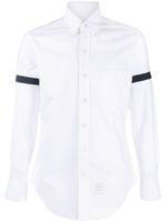 Thom Browne chemise Oxford à bandes contrastantes - Blanc