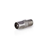 Nedis Satelliet- en Antenne-Adapter | IEC Male naar F-Female | 1 stuks - CSGB41954ME CSGB41954ME - thumbnail