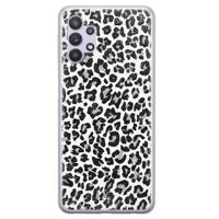 Samsung Galaxy A32 5G siliconen hoesje - Luipaard grijs